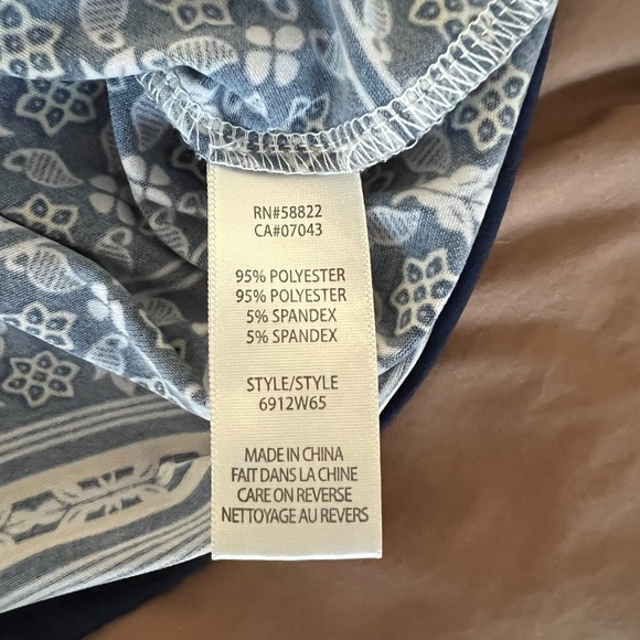 Navy & Yellow Floral Stretchy Sheath Dress - Picture 4 of 5